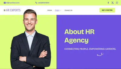 تصميم موقع شركه احترافي Front-end