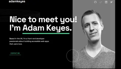 تصميم بورتفوليو Front-End