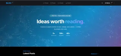 BlogPro منصة تواصل اجتماعي