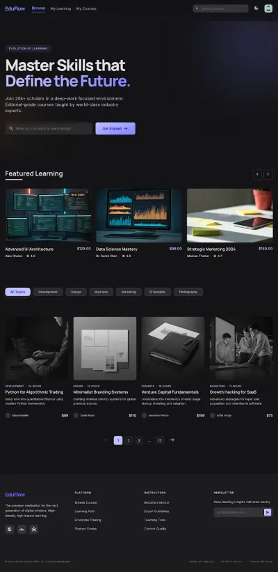 EduFLow Online Platform