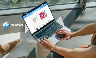 تصميم UI UX لموقع بيع المستلزمات والأجهزة الطبية