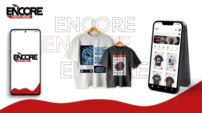 تصميم UI UX لتطبيق بيع الملابس