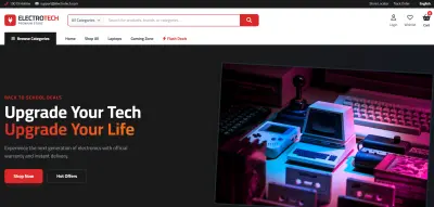 Electronic online store