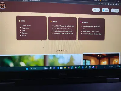 تصميم اعلان قافيه Front_ end