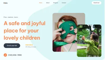 Kidie موقع لروضة أطفال