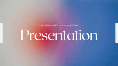 تصميم عروض تقديمية احترافية | Professional presentation design