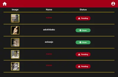 واجهة إدارة القطع الأثرية (Artifact Management Interface) متجاوبة بتصميم عصري
