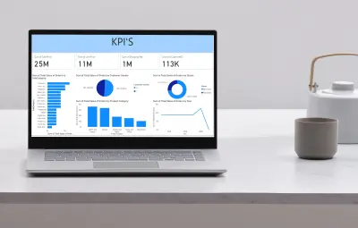 تصميم داشبورد تحليلي شامل للمبيعات باستخدام Power BI