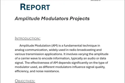 Word Report about some simulations
