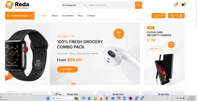 انشاء موقع احترافي باستخدام WordPress و HTML و CSS و JavaScript