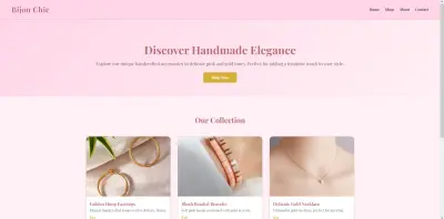 موقع Discover Handmade Elegance