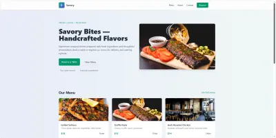 موقع Savory Bites