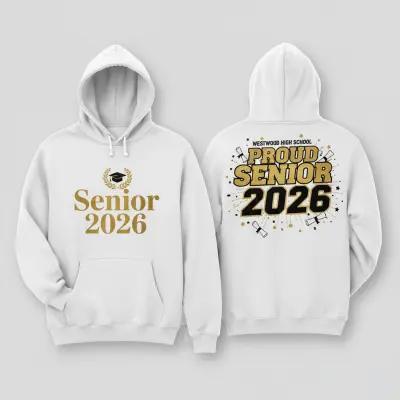 تصميم على هودي لحفلة تخرج