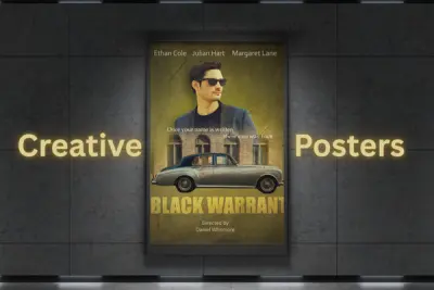 تصميم بوسترات سينمائية احترافية