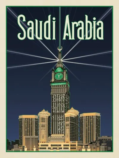 تصميم بوسترات رقمية مميزة عن السعودية 🇸🇦
