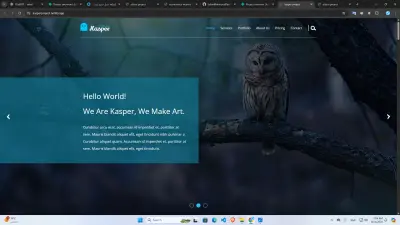 Kasper Landing Page