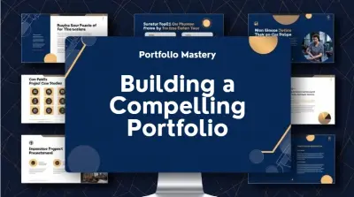 عرض تقديمي يشرح كيفية بناء portfolio