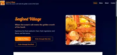 Seafood Village - نظام طلبات المطاعم المتقدم