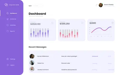 App Design - Dashboard