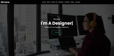 Simone - Personal Portfolio Website