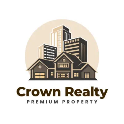 لوجو ديزان crown realty