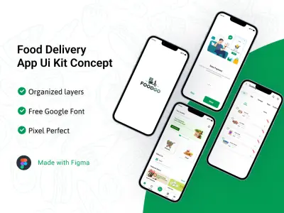 تصميم واجهة مستخدم وتجربة مستخدم (UI/UX) لتطبيق طلب وتوصيل الطعام