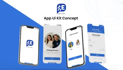 تصميم تجربة مستخدم وواجهات تطبيق طلب الخدمات المهنية
