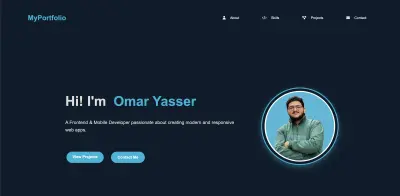 "تصميم Home Page احترافية لكافيه + عرض بورتفوليو سابق للتقييم"