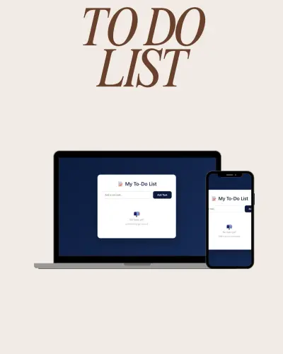 TO-Do List Web App