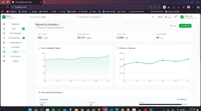 منصة عمل عن بُعد متكاملة باستخدام React و .NET Core