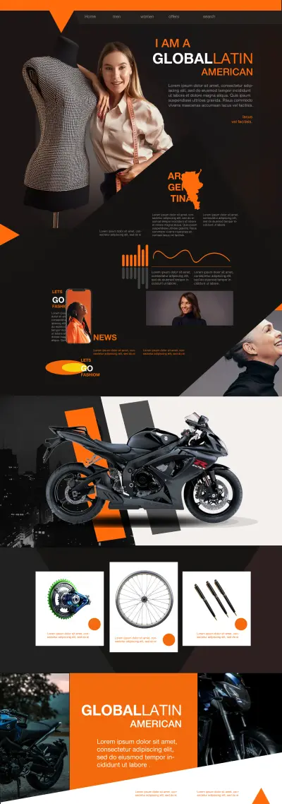 Global Latin Fashion Website