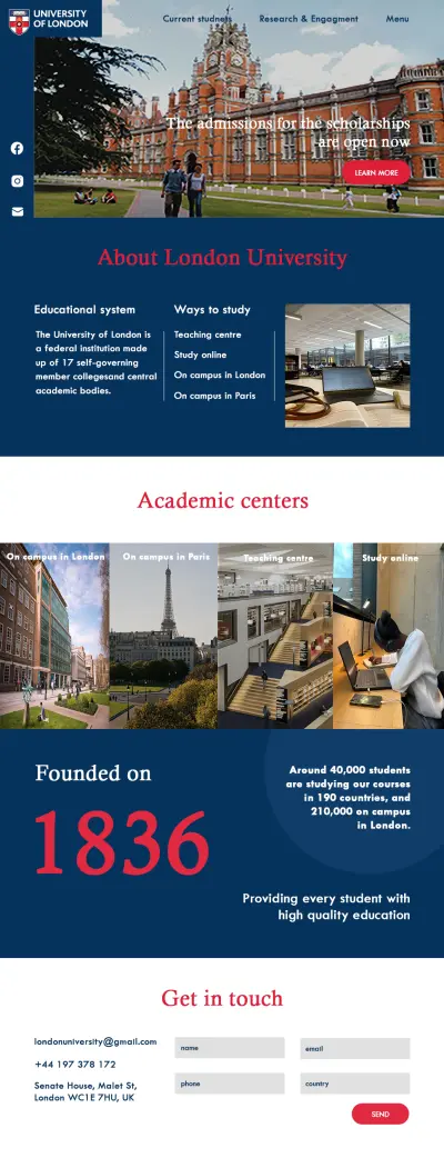 صورة العمل educational website design