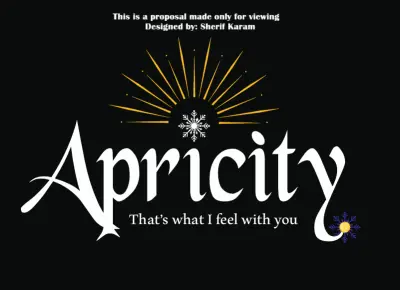 تصميم لوجو لبراند Apricity