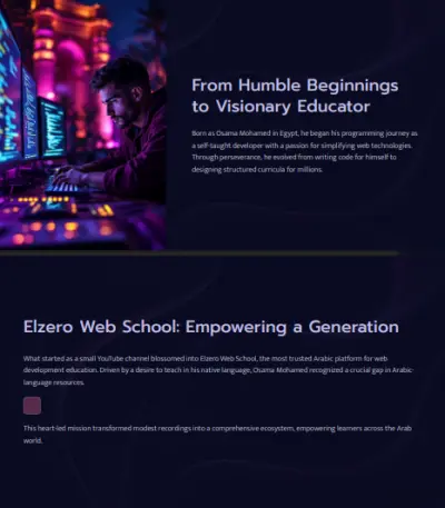 "Osama Elzero: A Journey of Impact, Education, and Personal Branding"