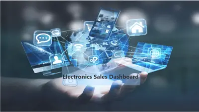 لوحة تحليل مبيعات الإلكترونيات باستخدام Power BI