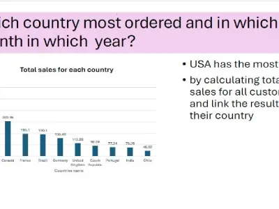 Databases analysis and visualization