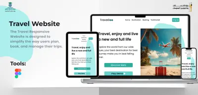 Responsive Travel Landing Page UI