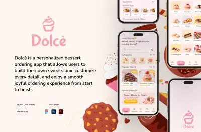 Dolce Sweet App UI