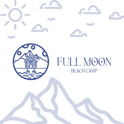 تصميم هويه بصريه لكامب علي البحر