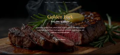 صورة العمل Restaurant website