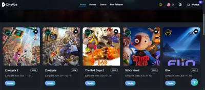 إنشاء موقع أفلام بسيط وسهل الاستخدام