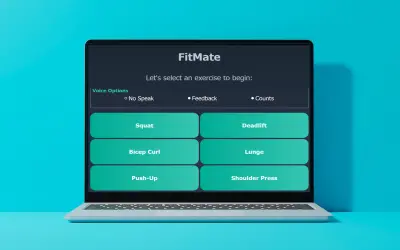 FitMate – مدرب لياقة ذكي يعتمد على تتبع الوضع ثلاثي الأبعاد وتحليل الحركة في الوقت الفعلي