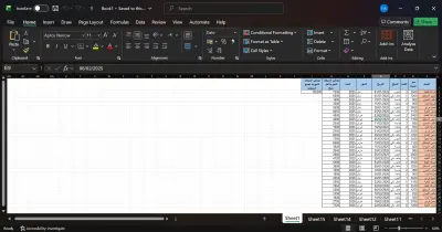 مشروع: تحليل مبيعات متعدد الأشهر والسنوات باستخدام Microsoft Excel