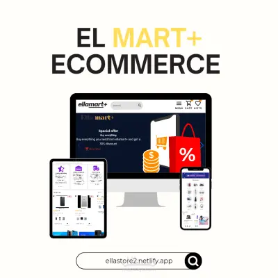 موقع متجر الكتروني لبيع المنتجات ella mart +