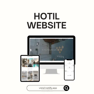 موقع لعرض معلومات فندق للوصول للعميل vista Hotel