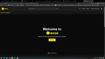E-commerce full stack website