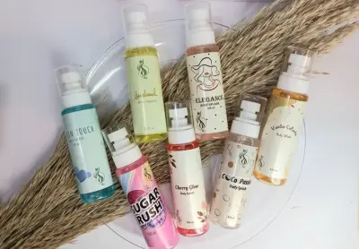 تصميم استيكرات منتجات لبراند خاص للعناية الطبيعية