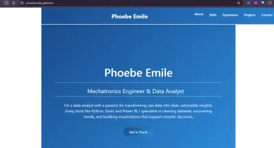 تصميم portfolio