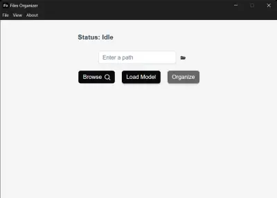 AI Based Files Organizer