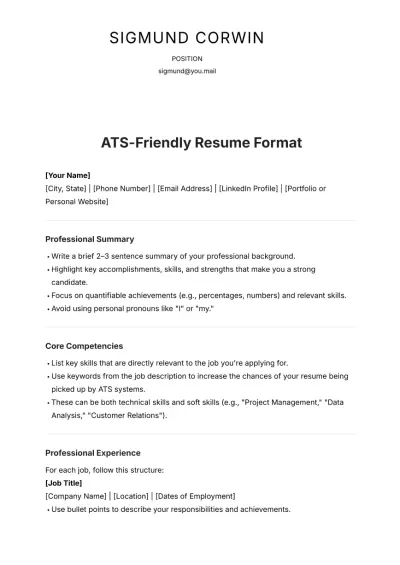 مراجعة وتنفيذ سير ذاتية